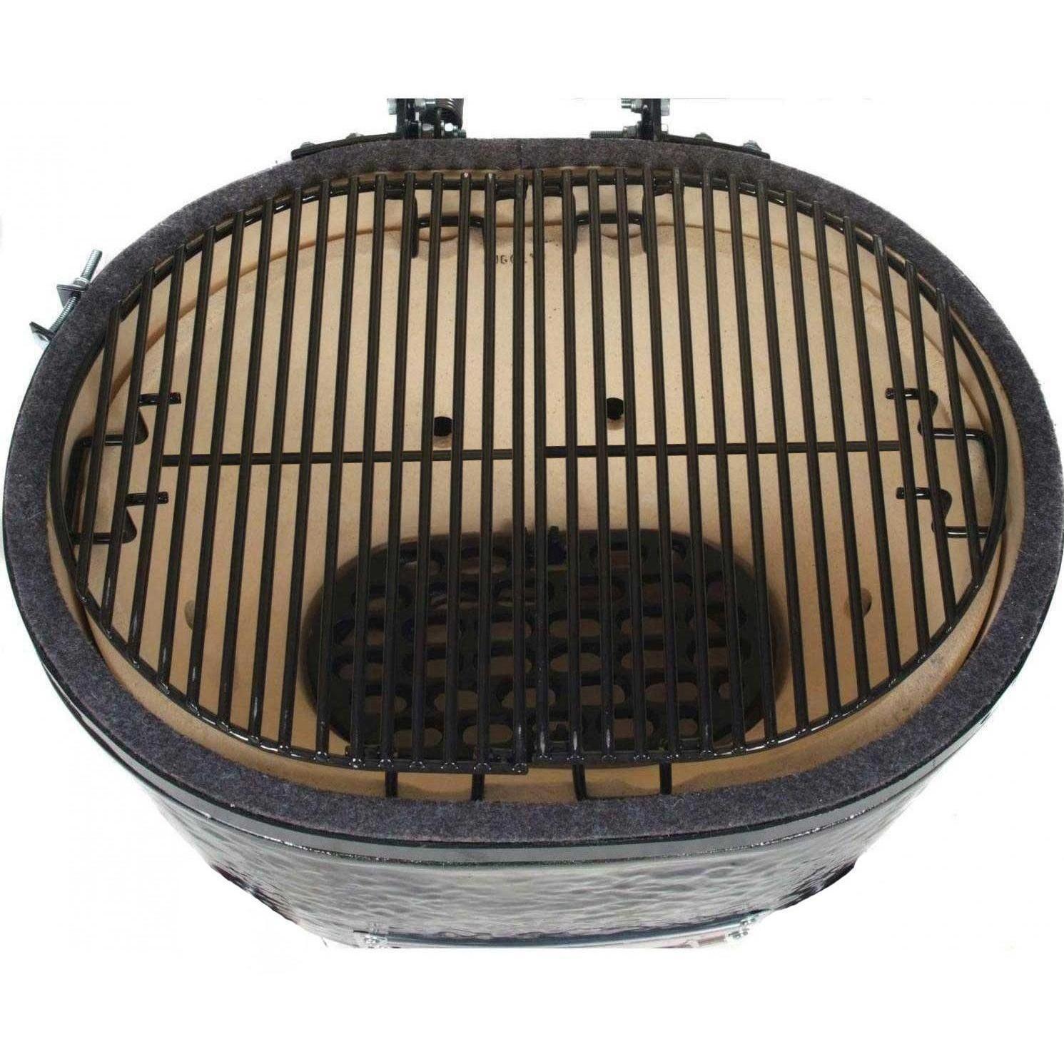 Primo All-In-One Large Ceramic Kamado Grill With Cradle Side Sh – BBQHangout