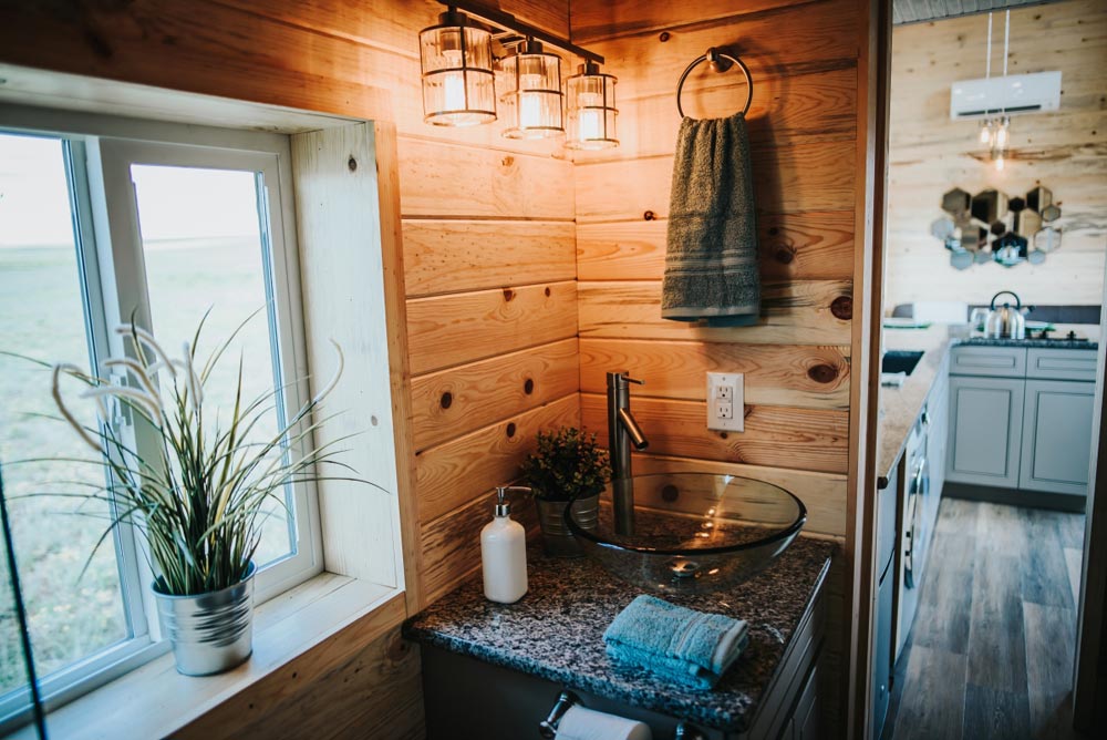 Rustic "Four Eagle" Tiny House on Wheels by The Tiny Home Co.