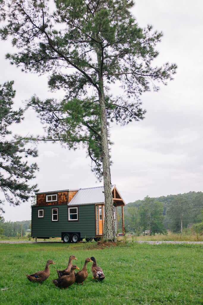Traditional 24’ “Acadia” Tiny House on Wheels by Wind River Tiny Homes