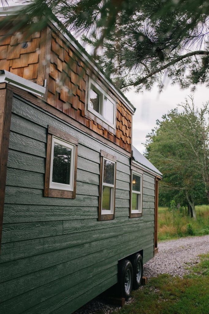 Traditional 24’ “Acadia” Tiny House on Wheels by Wind River Tiny Homes