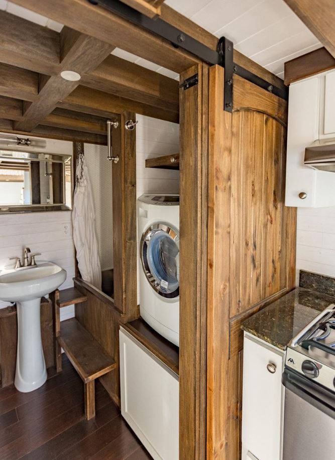 24’ “Nooga Blue Sky” Tiny Home on Wheels by Tiny House Chattanooga