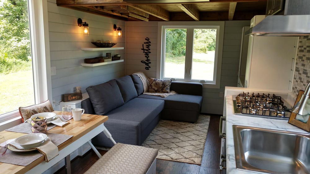 390-sqft “Blue Heron” Tiny House on Wheels by Blue Sky Tiny Homes