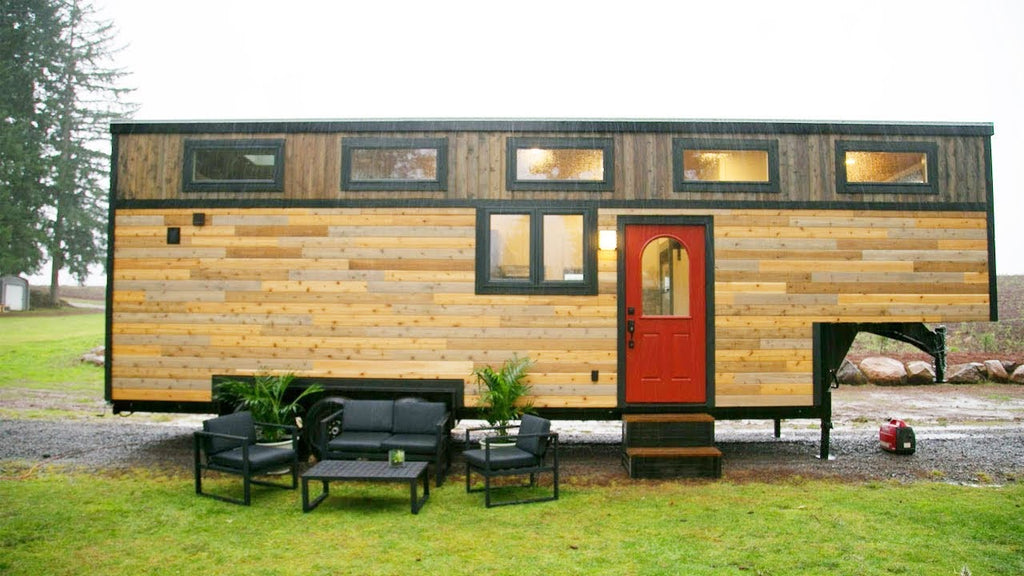 “Tiny Traveling Dream Home” Gooseneck Tiny House by Tiny Heirloom