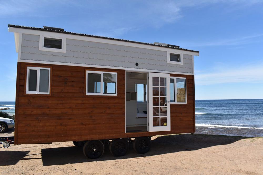 16’ “Graduate Series 6000DL Seaside” Tiny House on Wheels by Designer Eco Homes