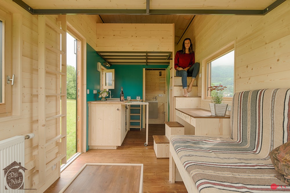 20' "Cécile" Tiny House on Wheels by French-based Optinid