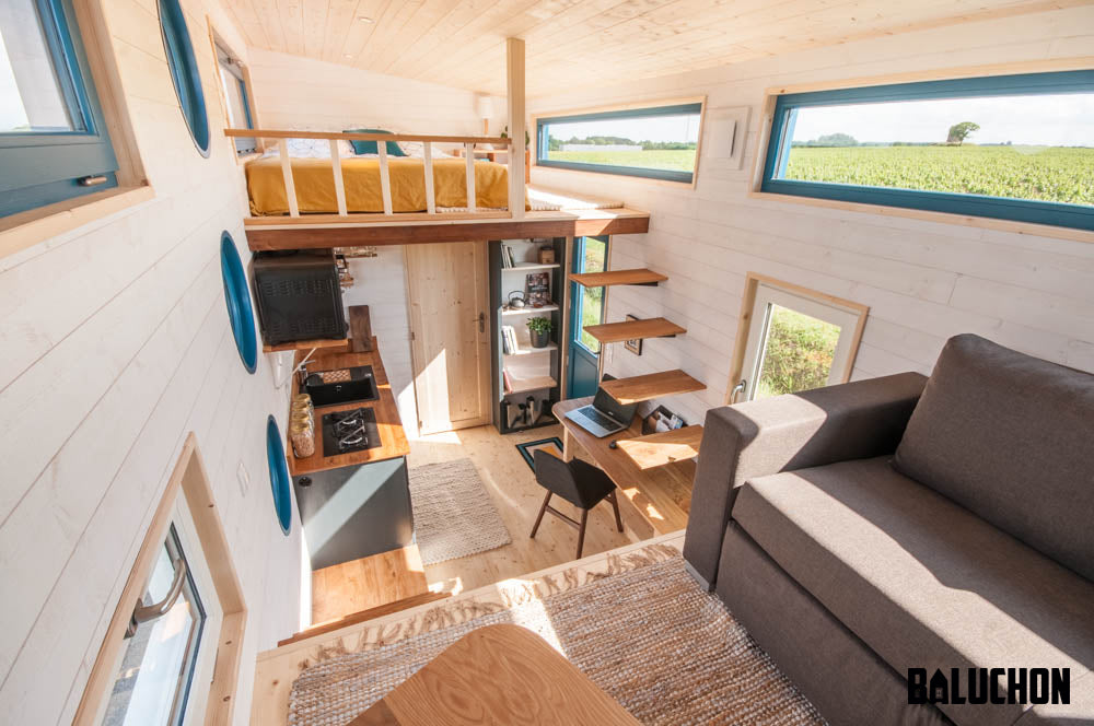 20' 'Valhalla" Tiny Home on Wheels by Tiny House Baluchon