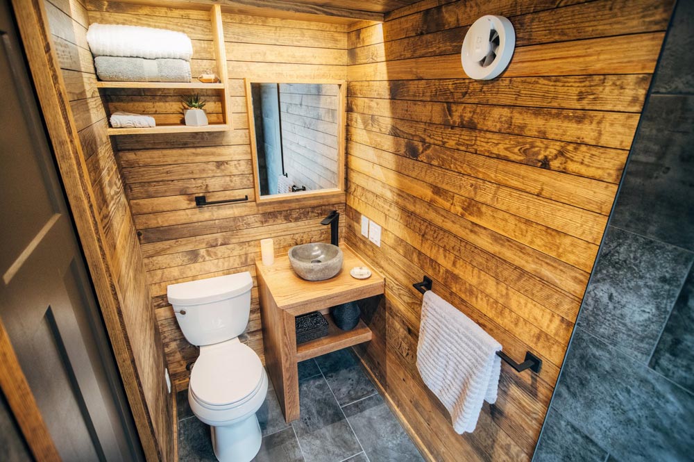 32’ “Lupine” Gooseneck Tiny House on Wheels by Wind River Tiny Homes