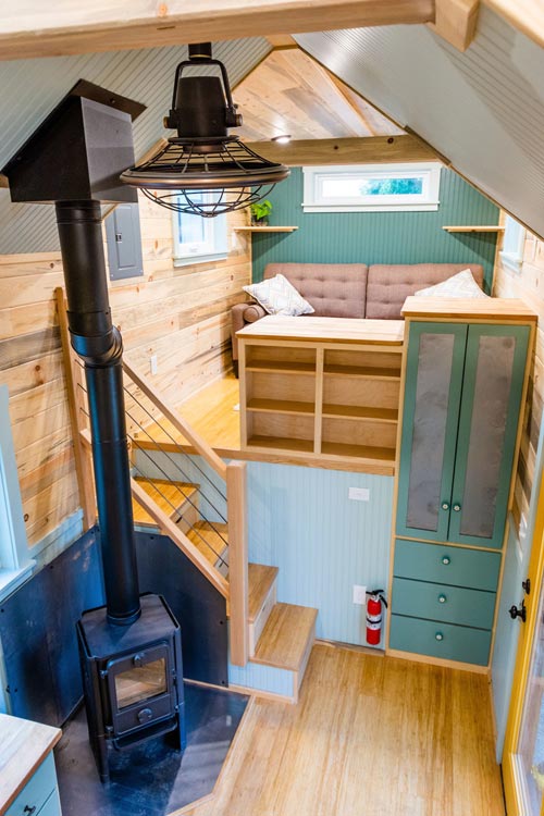 Custom 28' Gooseneck Tiny House on Wheels by MitchCraft Tiny Homes