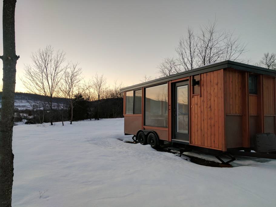 Glass Tiny House - A Hudson Valley Tiny Home Escape on Airbnb