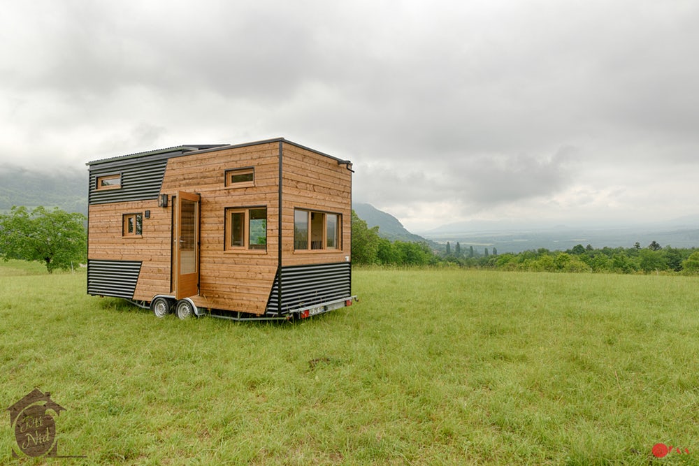 20' "Cécile" Tiny House on Wheels by French-based Optinid