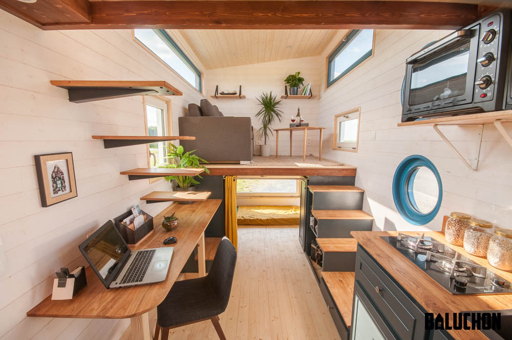 20' 'Valhalla" Tiny Home on Wheels by Tiny House Baluchon