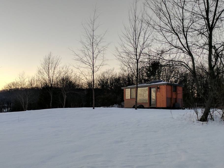 Glass Tiny House - A Hudson Valley Tiny Home Escape on Airbnb