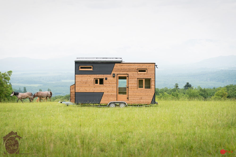 20' "Cécile" Tiny House on Wheels by French-based Optinid