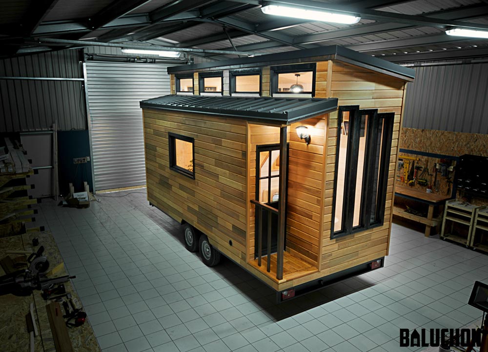 The 185-sqft “Escapade” Tiny House by French-based Baluchon Tiny Houses