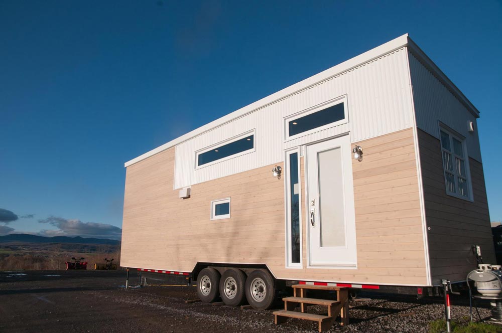 Wide 10’ x 32’ “Laurier” Tiny Home on Wheels by Minimaliste Tiny Houses