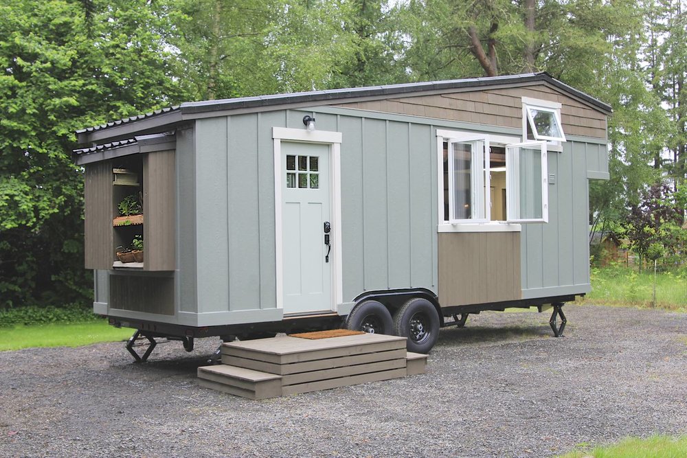 250-sqft "Artisan Retreat" Farmhouse-Style Tiny House by Handcrafted Movement