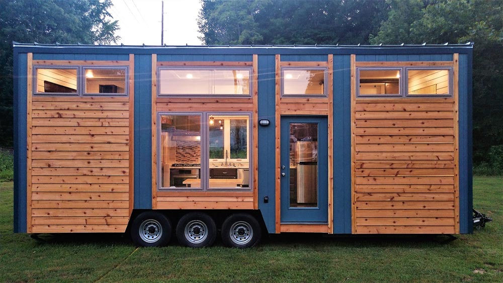 390-sqft “Blue Heron” Tiny House on Wheels by Blue Sky Tiny Homes