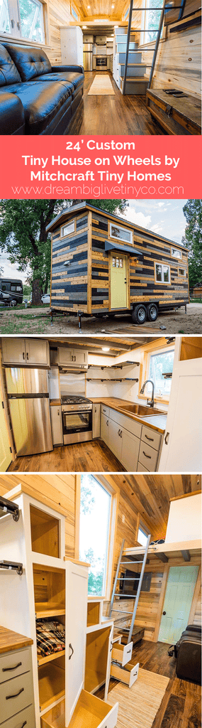 24' Custom Tiny House on Wheels by Mitchcraft Tiny Homes