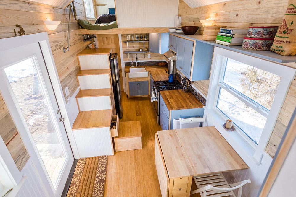 Tara’s Custom 33’ Tiny House on Wheels by MitchCraft Tiny Homes