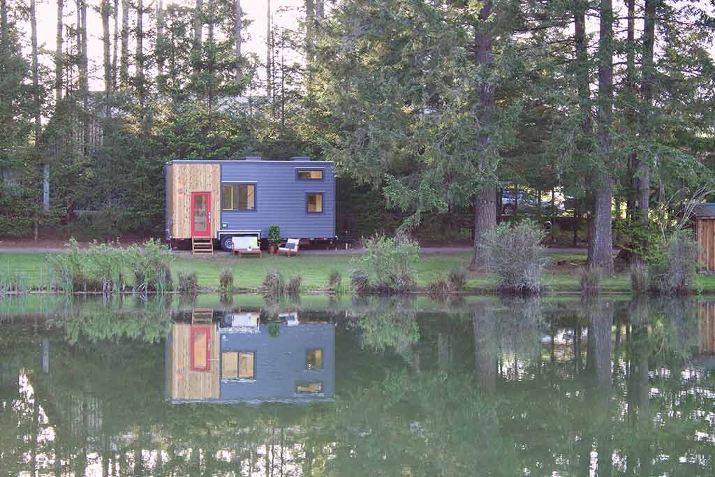 Tiny Home and Garden tiny house on wheels by Tiny Heirloom in Portland, Oregon