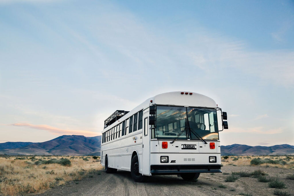 Family of 6 Living Full-Time in a 250-sqft Converted School Bus—The Mayes Team!