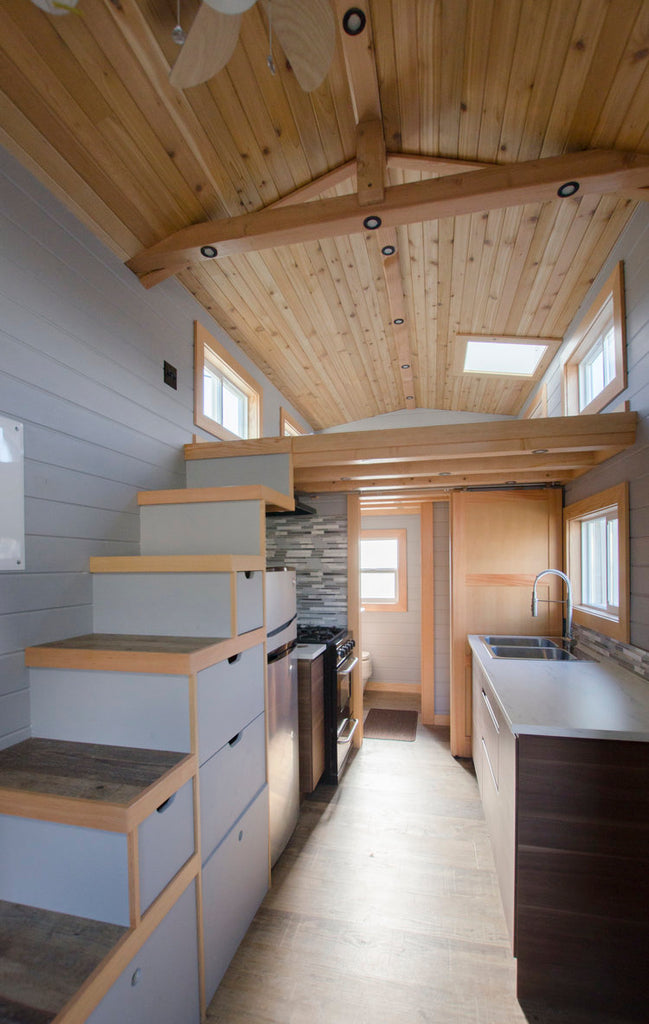 24’ “Blue Heron” Tiny House on Wheels by Rewild Homes