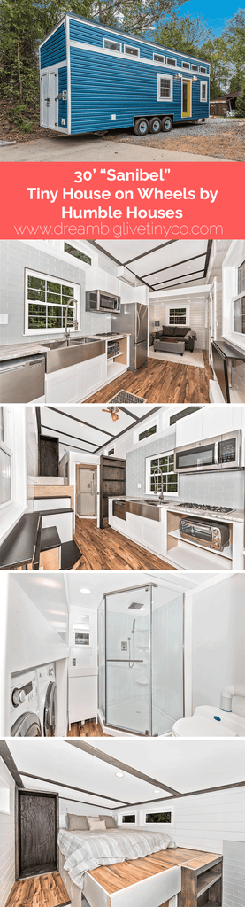 30' "Sanibel" Tiny House on Wheels by Humble Houses