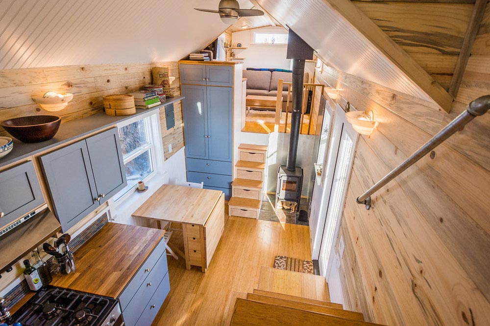 Tara’s Custom 33’ Tiny House on Wheels by MitchCraft Tiny Homes