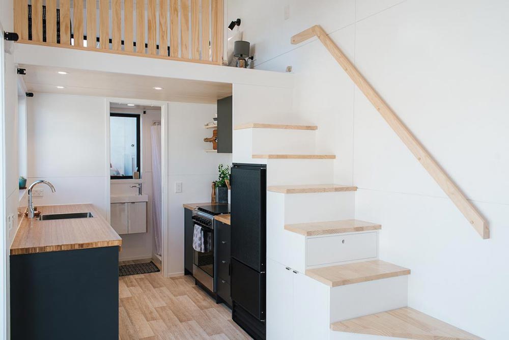 8m “Ibbotson” Tiny House on Wheels by NZ-based Build Tiny