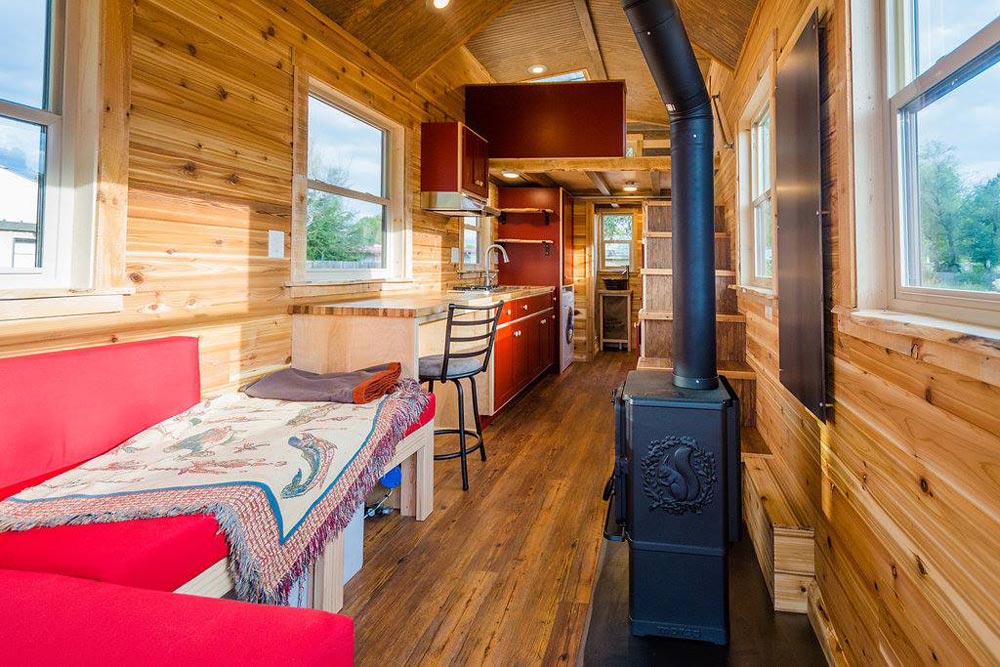 Davis's Tiny House on Wheels by Mitchcraft Tiny Homes in Fort Collins, Colorado