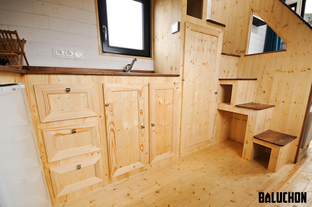 The 185-sqft “Escapade” Tiny House by French-based Baluchon Tiny Houses