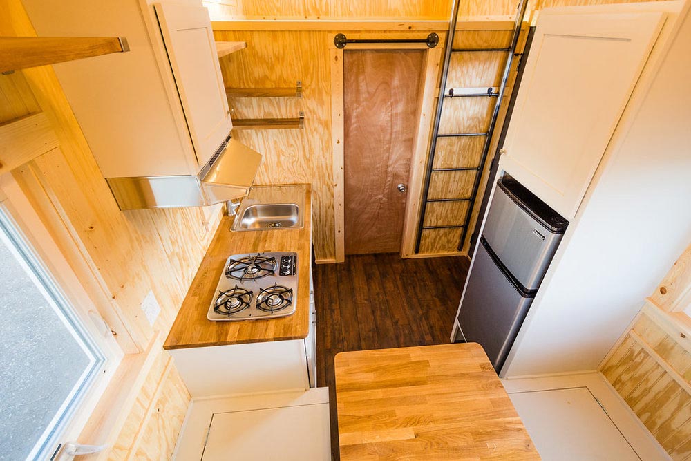 Jessica’s 16’ Tiny House on Wheels by MitchCraft Tiny Homes