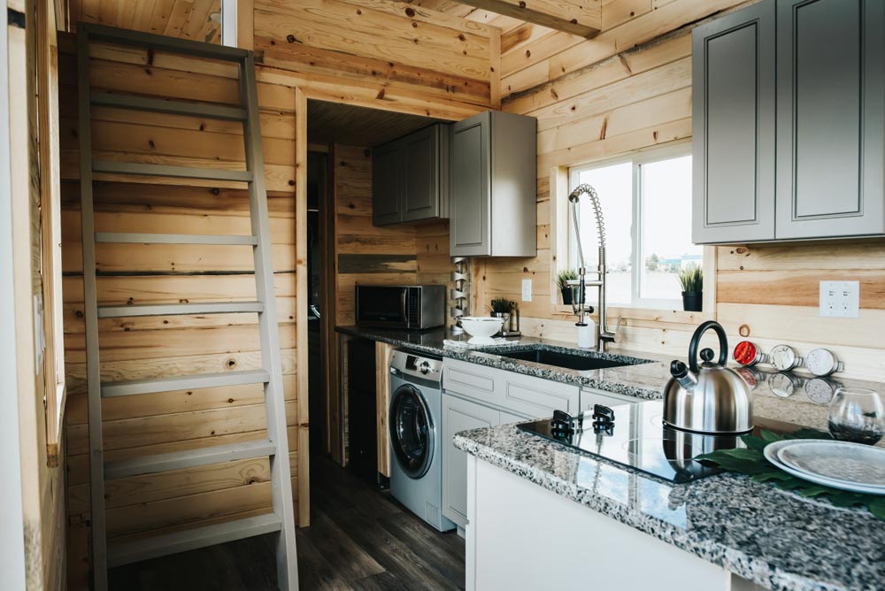 Rustic "Four Eagle" Tiny House on Wheels by The Tiny Home Co.