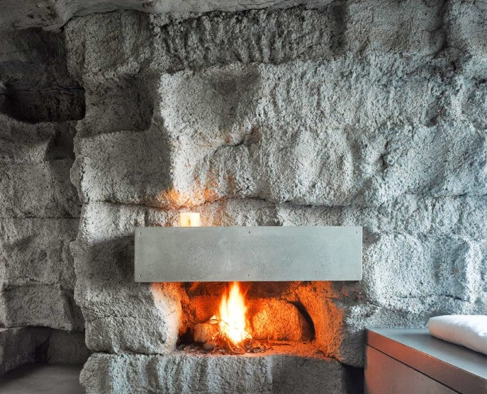 The “Truffle”—A Tiny House on the Coastline of Spain Built Using Concrete, Hay, & a Cow