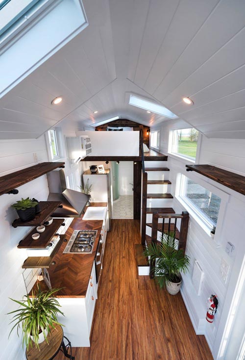 26’ Custom “Napa Edition” Tiny House on Wheels by Mint Tiny Homes