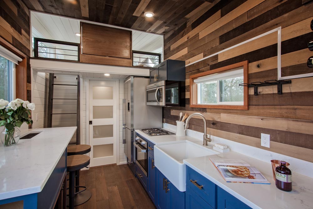 30’ “Breezeway” Tiny House on Wheels by Tiny Heirloom