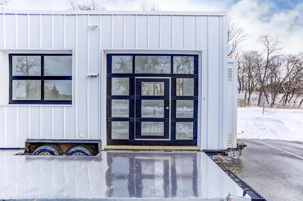 “OutCold” Coffee Shop on Wheels Built by Modern Tiny Living for UpWork