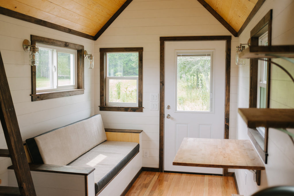 Traditional 24’ “Acadia” Tiny House on Wheels by Wind River Tiny Homes