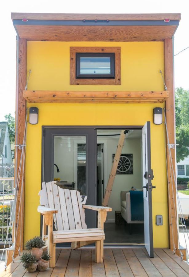 100 sqft Centipede Tiny House on Wheels by Utopian Villas