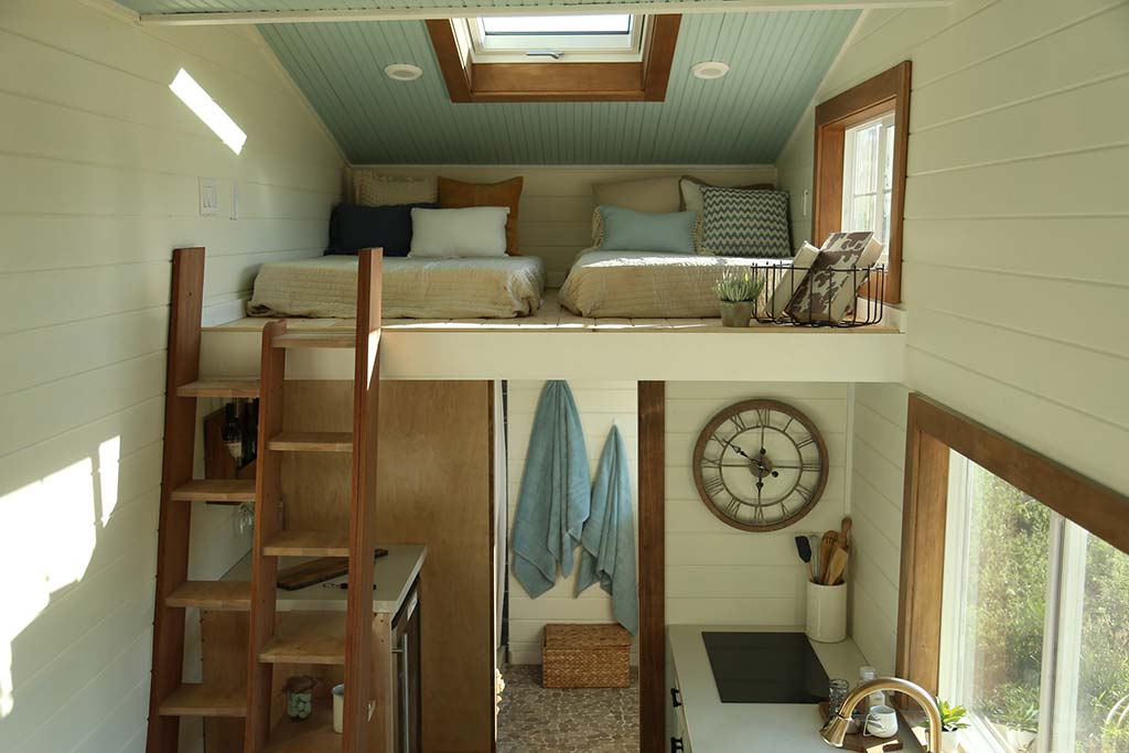 “Rustic Farmhouse” Tiny House on Wheels by Tiny Heirloom