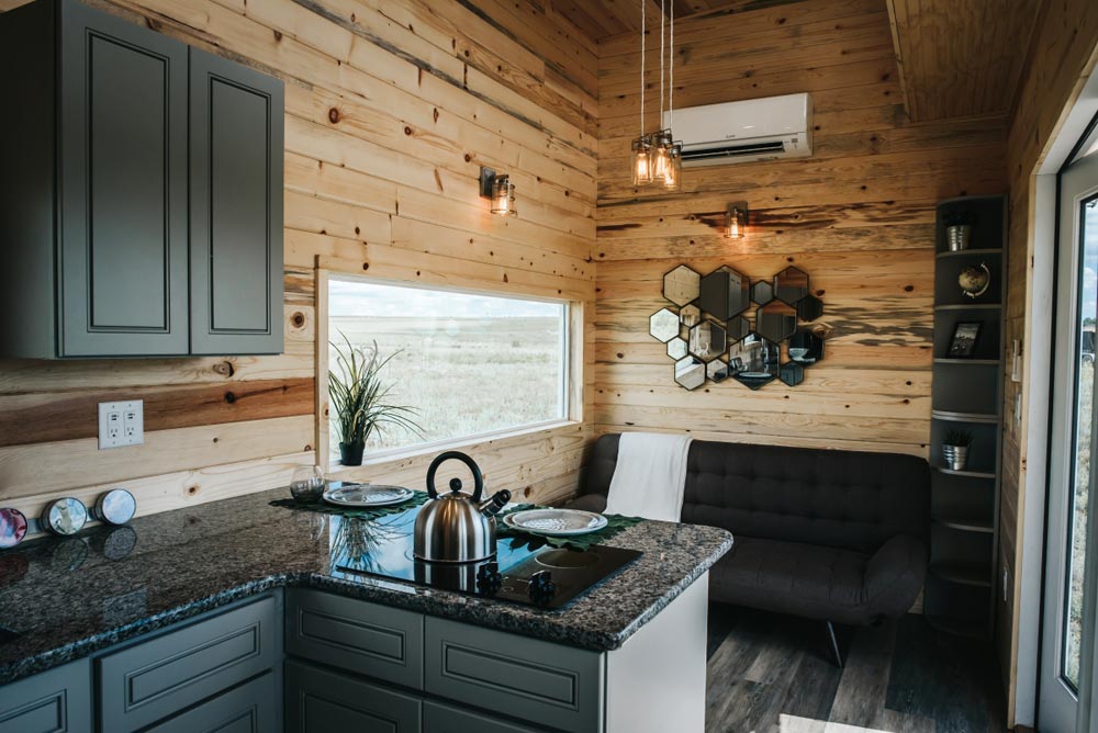 Rustic "Four Eagle" Tiny House on Wheels by The Tiny Home Co.