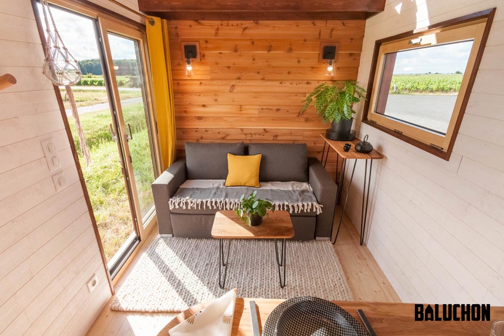 20’ “Pampille” Tiny Home on Wheels by Tiny House Baluchon