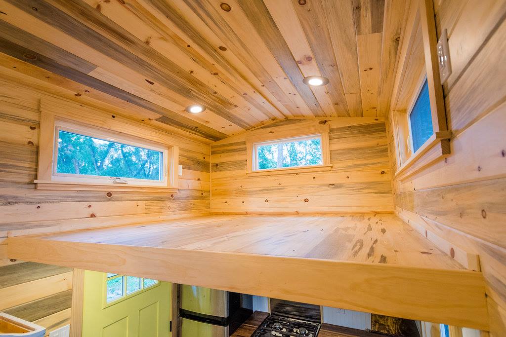 24' Custom Tiny House on Wheels by Mitchcraft Tiny Homes- Storage Loft