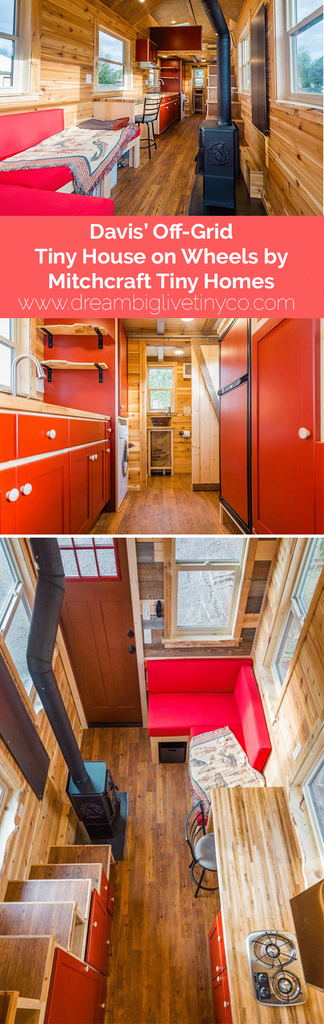 Davis' Off-Grid Tiny House on Wheels by Mitchcraft Tiny Homes