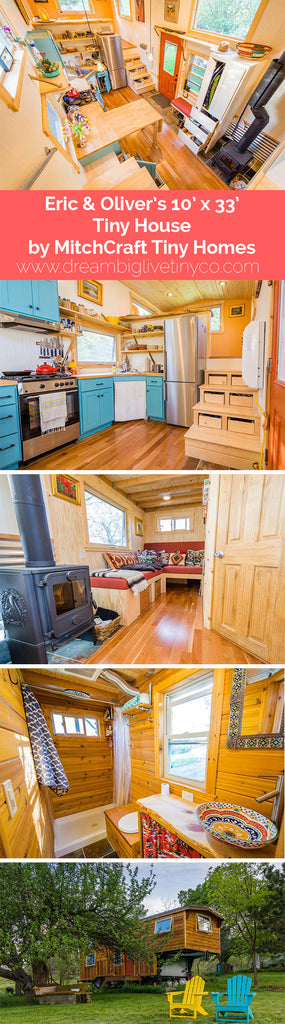 Eric and Oliver's 10' x 33' Tiny House by MitchCraft Tiny Homes