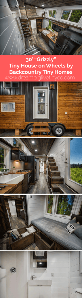 30' "Grizzly" Tiny House on Wheels by Backcountry Tiny Homes