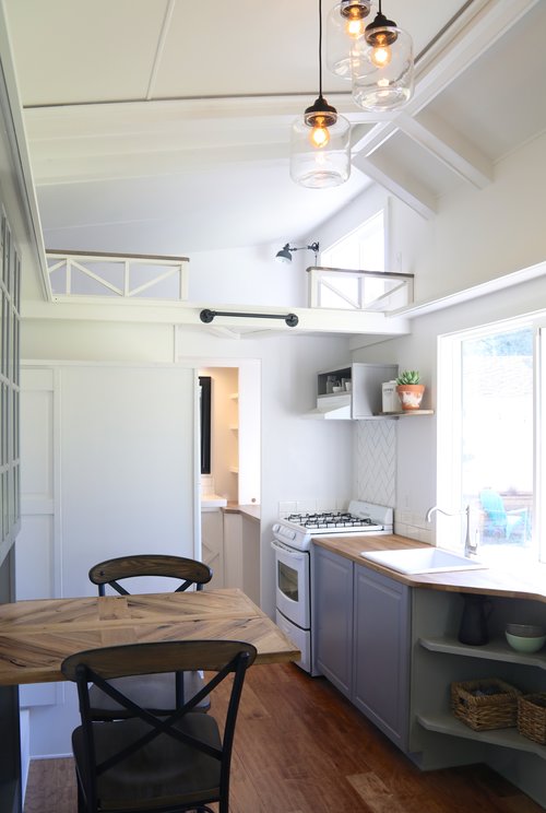 Pacific Pearl tiny home on wheels by Handcrafted Movement - Kitchen