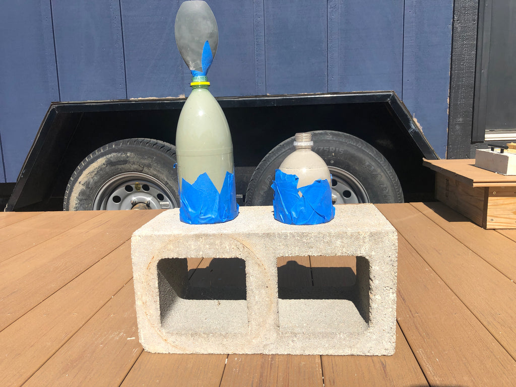 How to Make DIY Concrete Vases with Protective Bottom Coat!