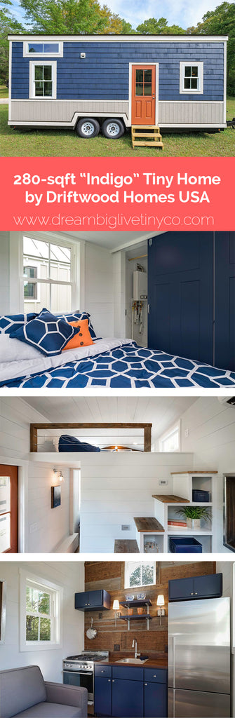 280-sqft "Indigo" Tiny House by Driftwood Homes USA