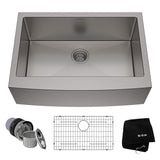 Silver Farmhouse Sink